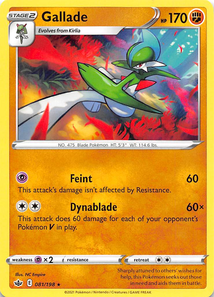 Gallade (081/198) [Sword & Shield: Chilling Reign] | Exor Games Dartmouth