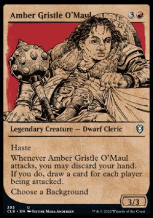 Amber Gristle O'Maul (Showcase) [Commander Legends: Battle for Baldur's Gate] | Exor Games Dartmouth