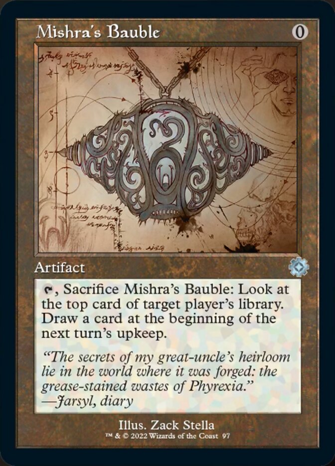 Mishra's Bauble (Retro Schematic) [The Brothers' War Retro Artifacts] | Exor Games Dartmouth