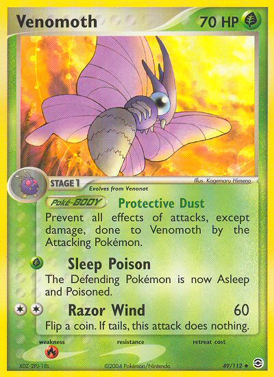 Venomoth (49/112) [EX: FireRed & LeafGreen] | Exor Games Dartmouth