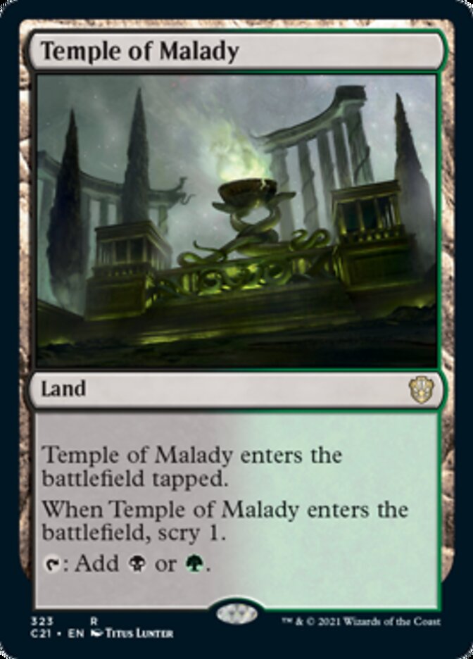 Temple of Malady [Commander 2021] | Exor Games Dartmouth
