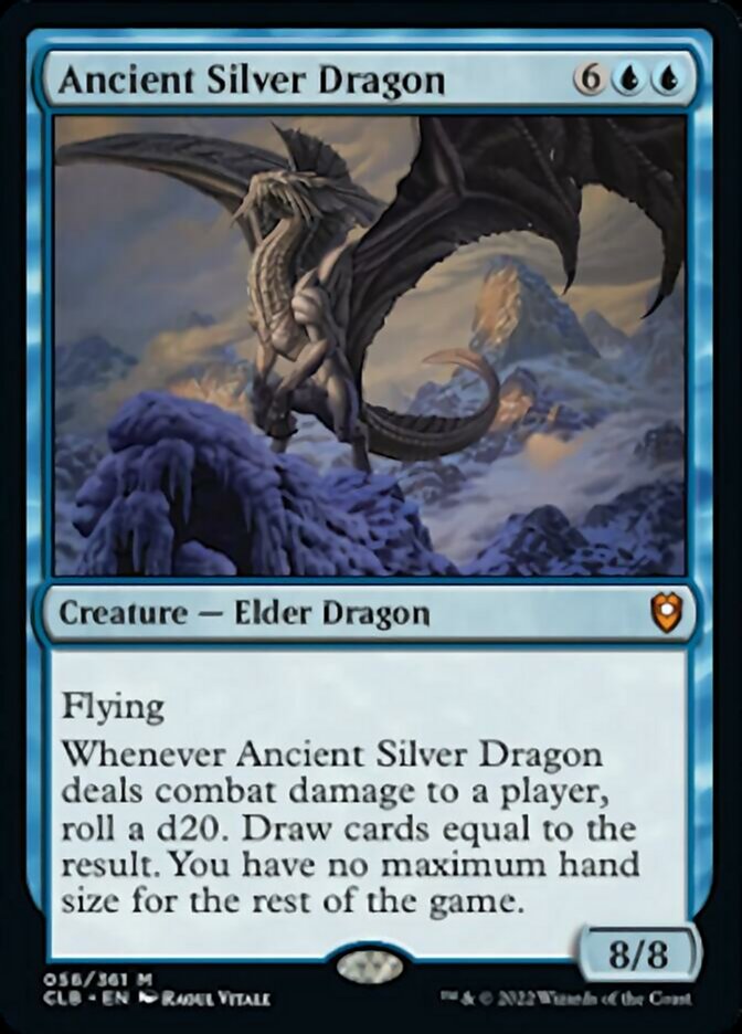 Ancient Silver Dragon [Commander Legends: Battle for Baldur's Gate] | Exor Games Dartmouth