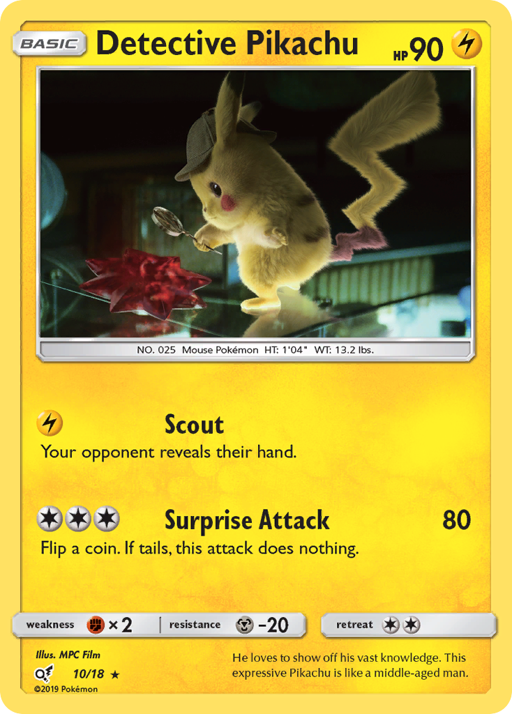 Detective Pikachu (10/18) [Sun & Moon: Detective Pikachu] | Exor Games Dartmouth