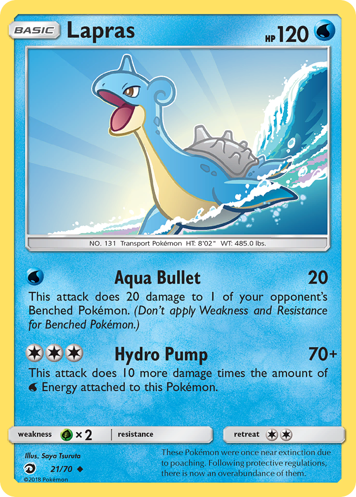 Lapras (21/70) [Sun & Moon: Dragon Majesty] | Exor Games Dartmouth