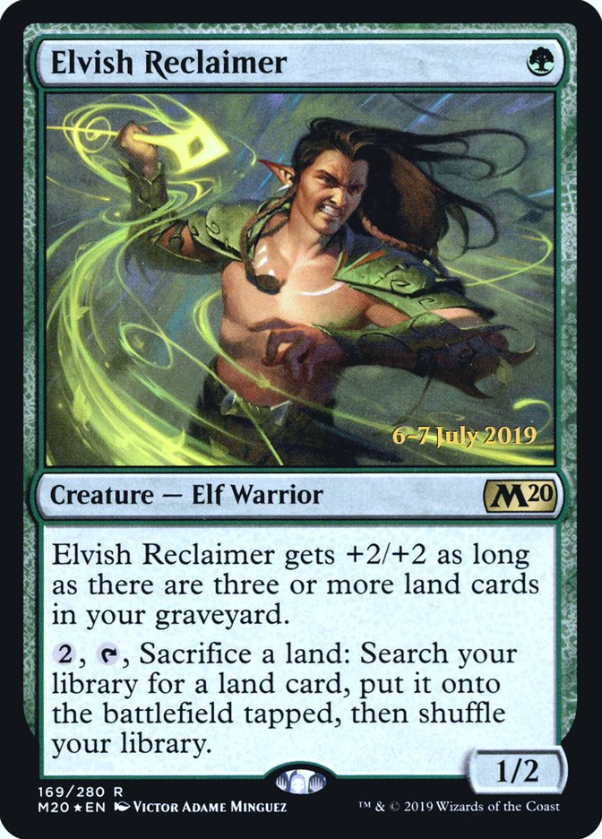 Elvish Reclaimer  [Core Set 2020 Prerelease Promos] | Exor Games Dartmouth