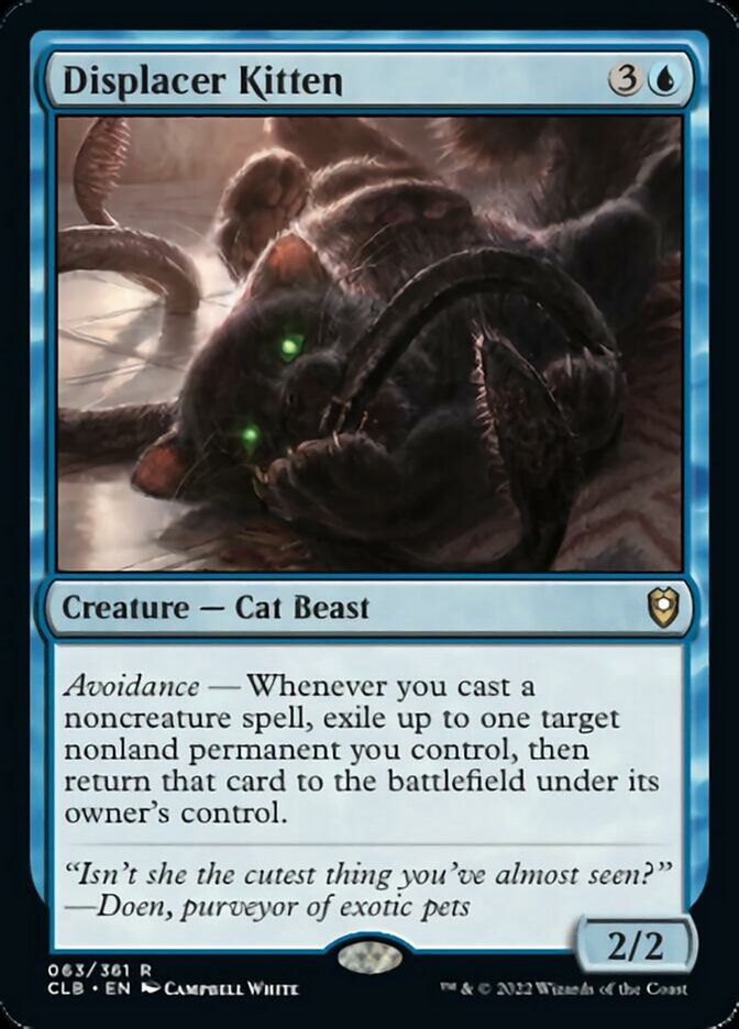 Displacer Kitten [Commander Legends: Battle for Baldur's Gate] | Exor Games Dartmouth