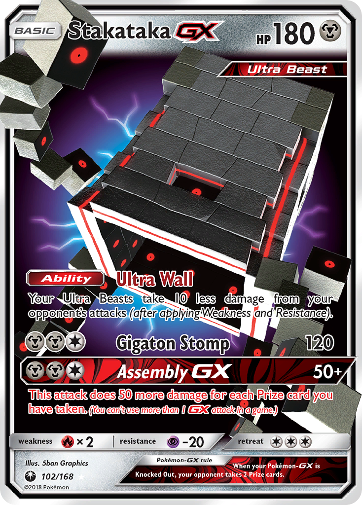 Stakataka GX (102/168) [Sun & Moon: Celestial Storm] | Exor Games Dartmouth