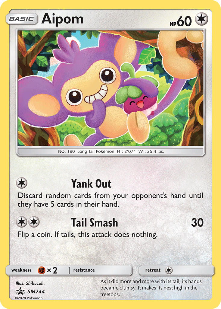 Aipom (SM244) [Sun & Moon: Black Star Promos] | Exor Games Dartmouth