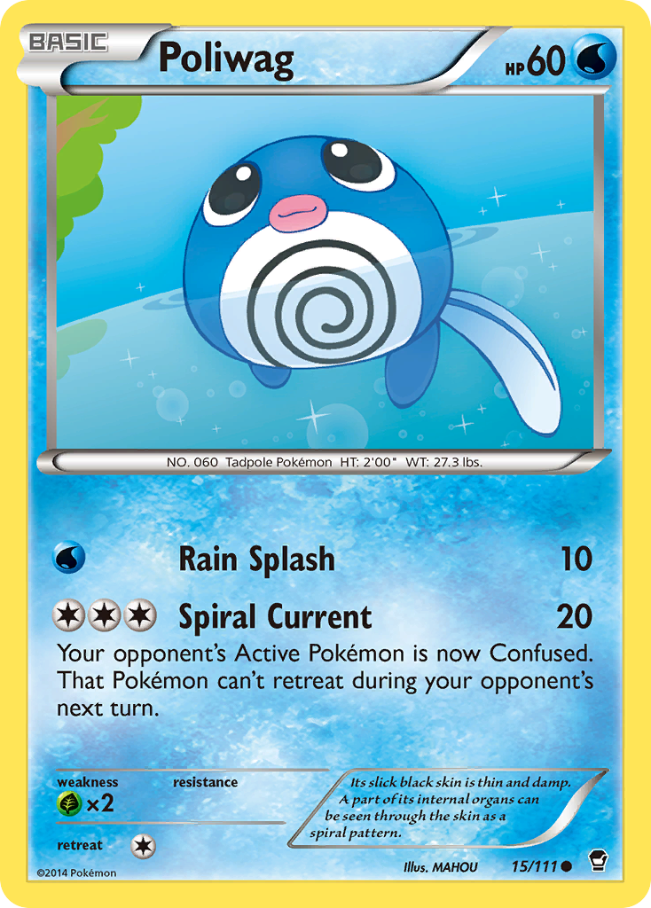 Poliwag (15/111) [XY: Furious Fists] | Exor Games Dartmouth