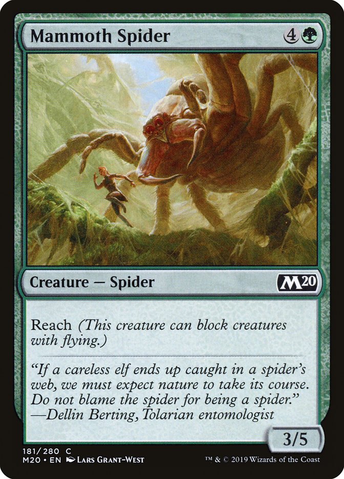 Mammoth Spider [Core Set 2020] | Exor Games Dartmouth