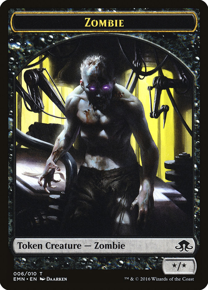 Zombie (006/010) [Eldritch Moon Tokens] | Exor Games Dartmouth