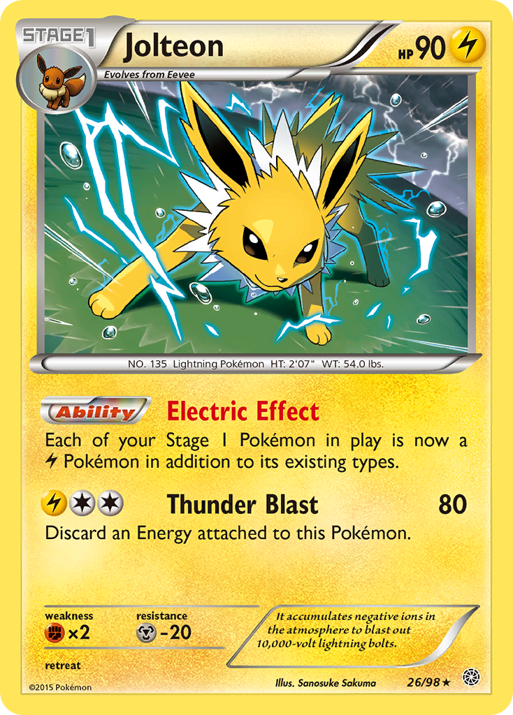 Jolteon (26/98) [XY: Ancient Origins] | Exor Games Dartmouth