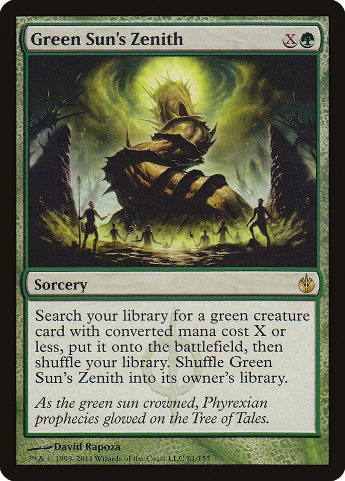 Green Sun's Zenith [Mirrodin Besieged] | Exor Games Dartmouth