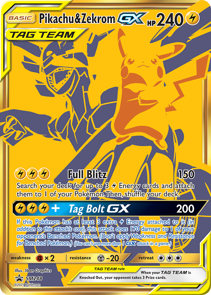 Pikachu & Zekrom GX (SM248) [Sun & Moon: Black Star Promos] | Exor Games Dartmouth