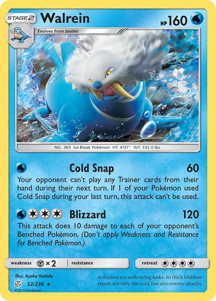 Walrein (52/236) [Sun & Moon: Cosmic Eclipse] | Exor Games Dartmouth