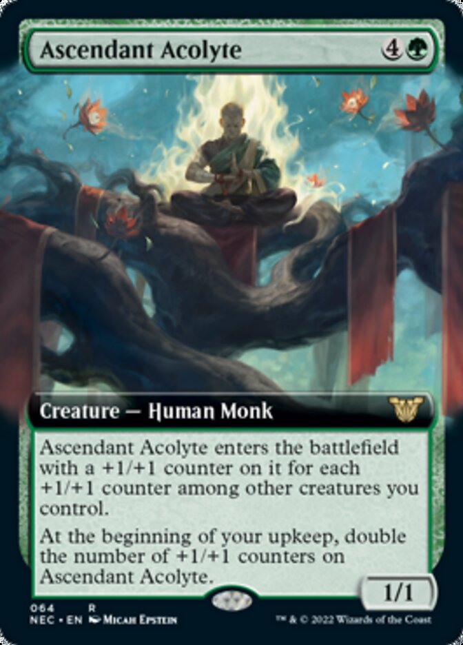 Ascendant Acolyte (Extended) [Kamigawa: Neon Dynasty Commander] | Exor Games Dartmouth