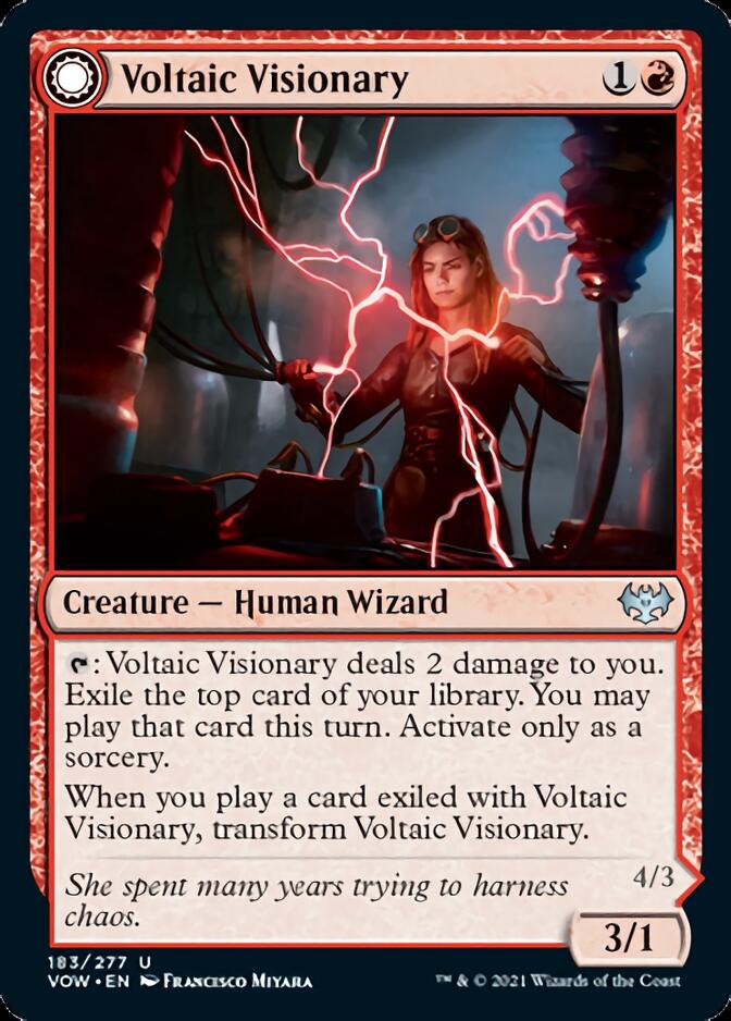 Voltaic Visionary // Volt-Charged Berserker [Innistrad: Crimson Vow] | Exor Games Dartmouth