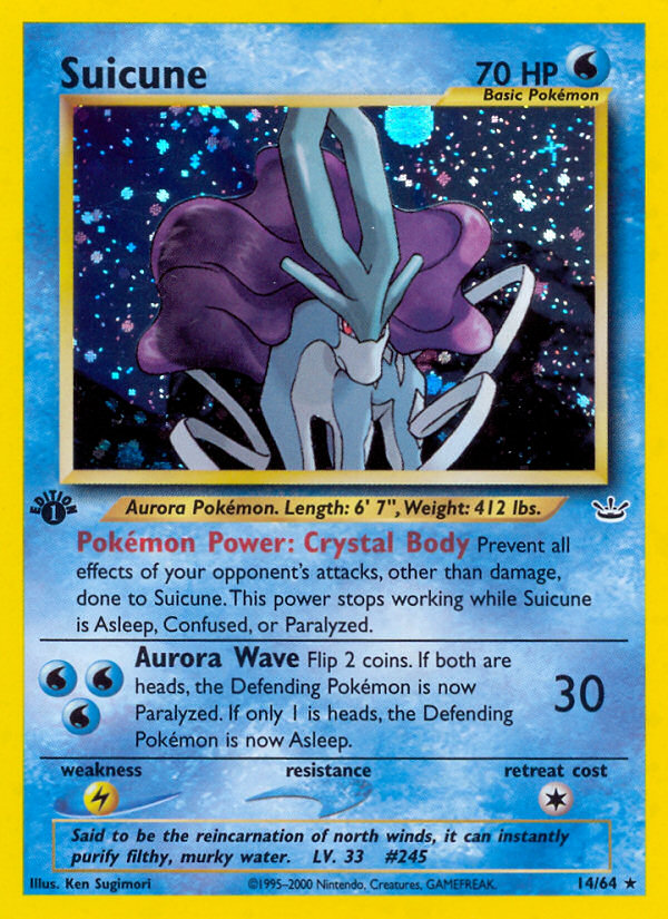 Suicune (14/64) [Neo Revelation 1st Edition] | Exor Games Dartmouth