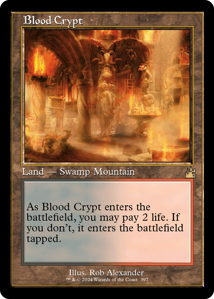 Blood Crypt (Retro) [Ravnica Remastered] | Exor Games Dartmouth