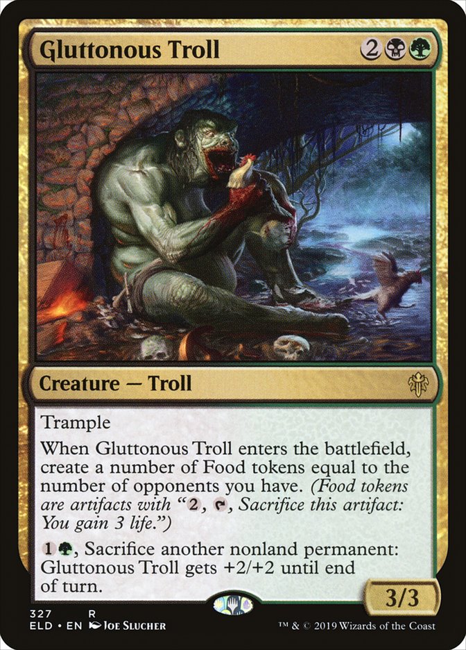 Gluttonous Troll [Throne of Eldraine] | Exor Games Dartmouth