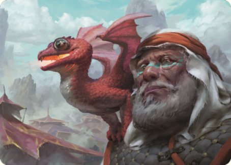 Dragon Whelp Art Card [Dominaria United Art Series] | Exor Games Dartmouth