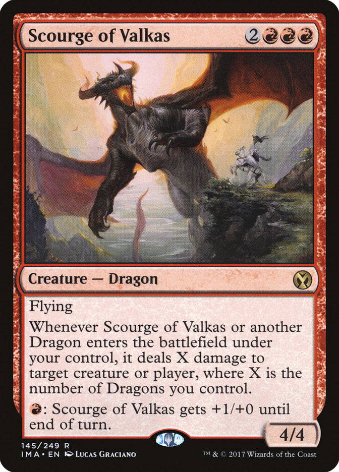 Scourge of Valkas [Iconic Masters] | Exor Games Dartmouth