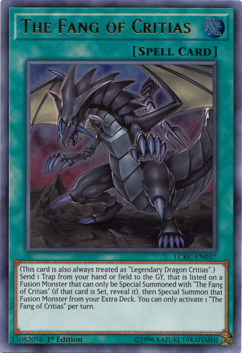 The Fang of Critias [LCKC-EN037] Ultra Rare | Exor Games Dartmouth