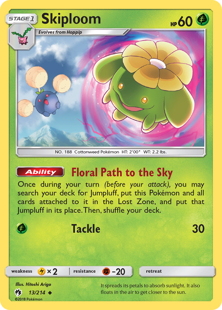Skiploom (13/214) [Sun & Moon: Lost Thunder] | Exor Games Dartmouth