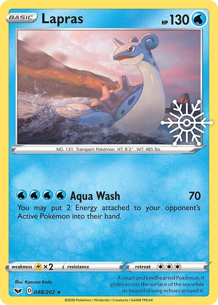 Lapras (048/202) (Holiday Calendar) [Sword & Shield: Base Set] | Exor Games Dartmouth