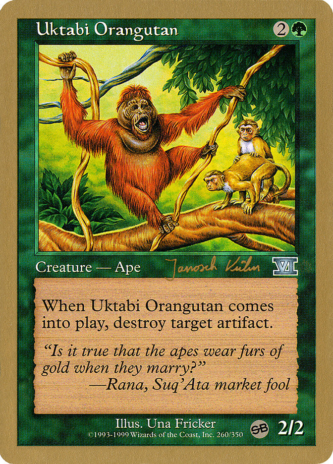 Uktabi Orangutan (Janosch Kuhn) (SB) [World Championship Decks 2000] | Exor Games Dartmouth