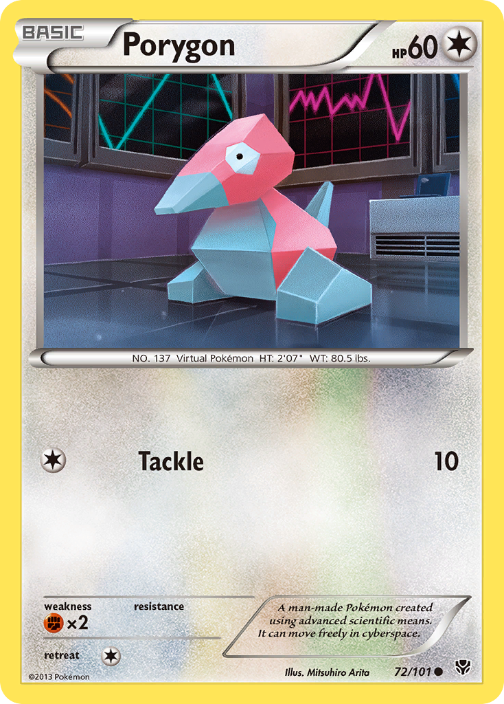 Porygon (72/101) [Black & White: Plasma Blast] | Exor Games Dartmouth