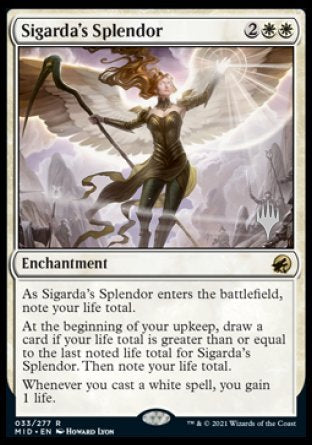 Sigarda's Splendor (Promo Pack) [Innistrad: Midnight Hunt Promos] | Exor Games Dartmouth