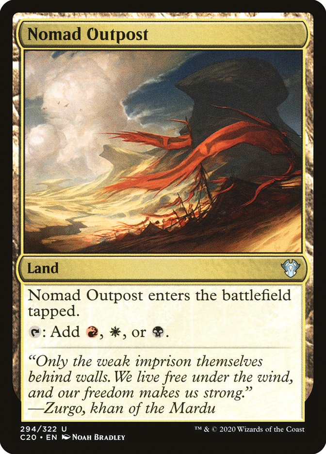 Nomad Outpost [Commander 2020] | Exor Games Dartmouth