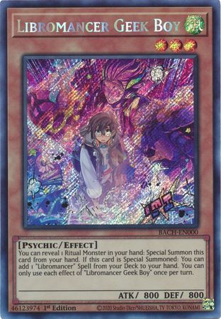 Libromancer Geek Boy [BACH-EN000] Secret Rare | Exor Games Dartmouth