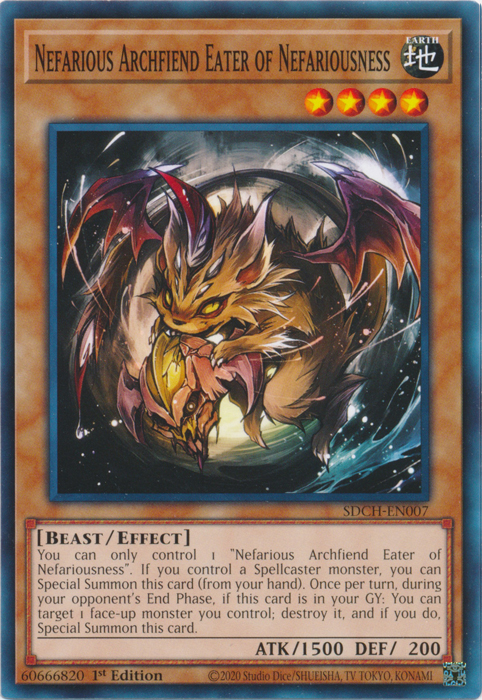 Nefarious Archfiend Eater of Nefariousness [SDCH-EN007] Common | Exor Games Dartmouth