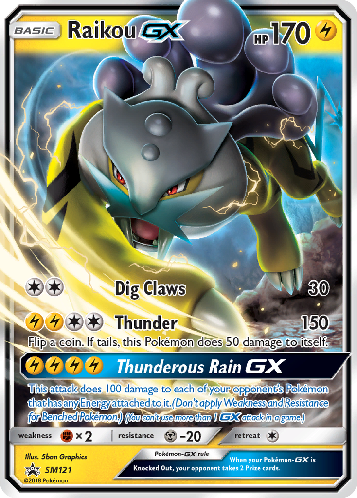 Raikou GX (SM121) [Sun & Moon: Black Star Promos] | Exor Games Dartmouth