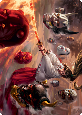 Unquenchable Fury Art Card [Kamigawa: Neon Dynasty Art Series] | Exor Games Dartmouth