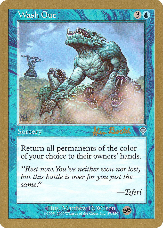 Wash Out (Alex Borteh) (SB) [World Championship Decks 2001] | Exor Games Dartmouth