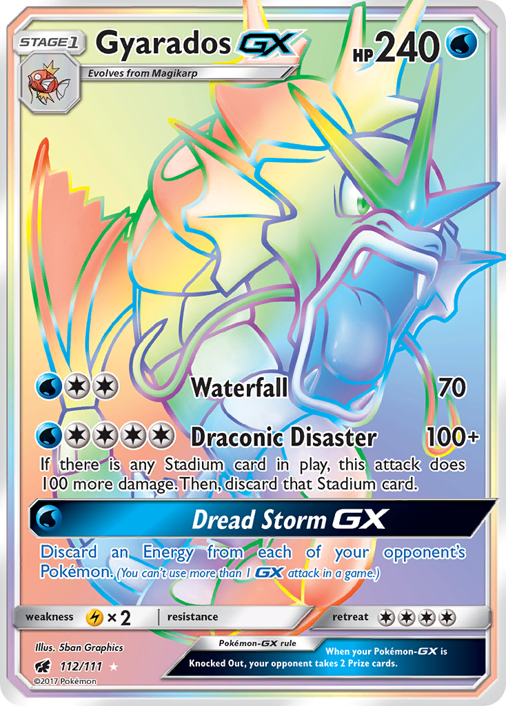 Gyarados GX (112/111) [Sun & Moon: Crimson Invasion] | Exor Games Dartmouth