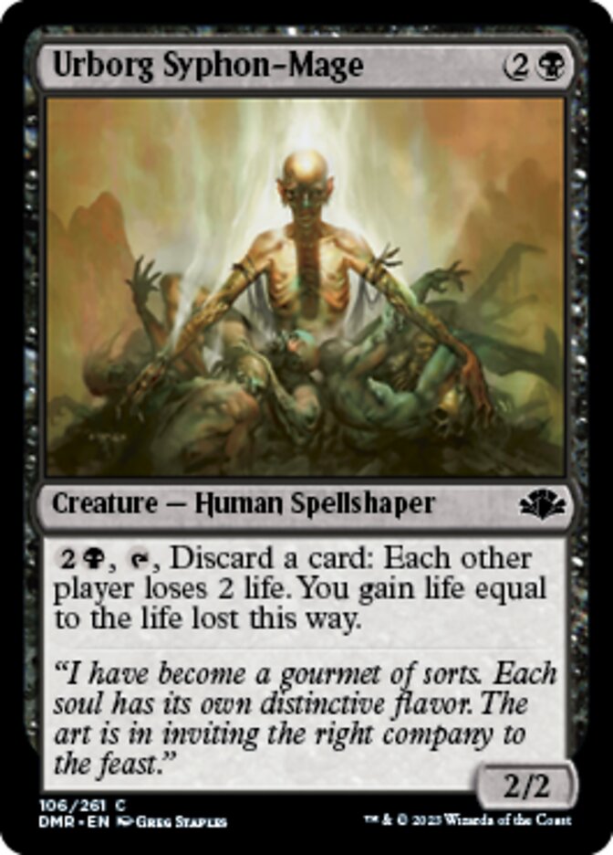 Urborg Syphon-Mage [Dominaria Remastered] | Exor Games Dartmouth