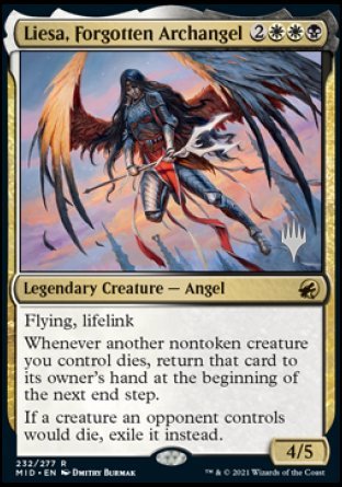 Liesa, Forgotten Archangel (Promo Pack) [Innistrad: Midnight Hunt Promos] | Exor Games Dartmouth