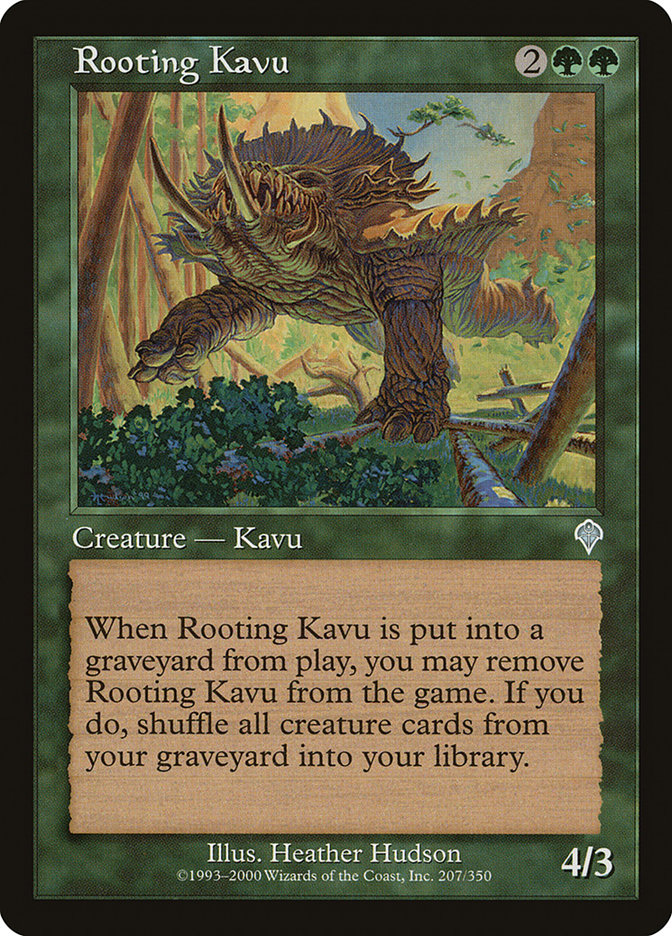 Rooting Kavu [Invasion] | Exor Games Dartmouth