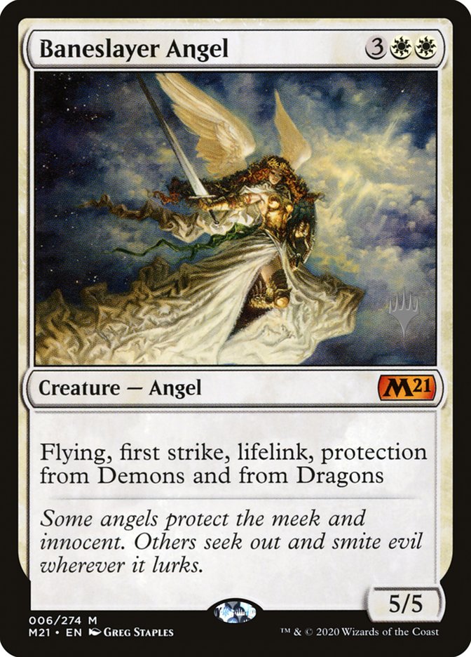 Baneslayer Angel (Promo Pack) [Core Set 2021 Promos] | Exor Games Dartmouth