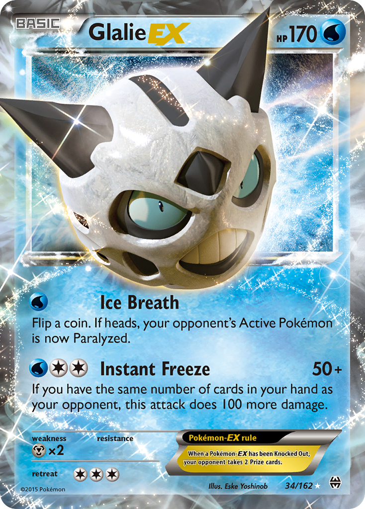 Glalie EX (34/162) [XY: BREAKthrough] | Exor Games Dartmouth