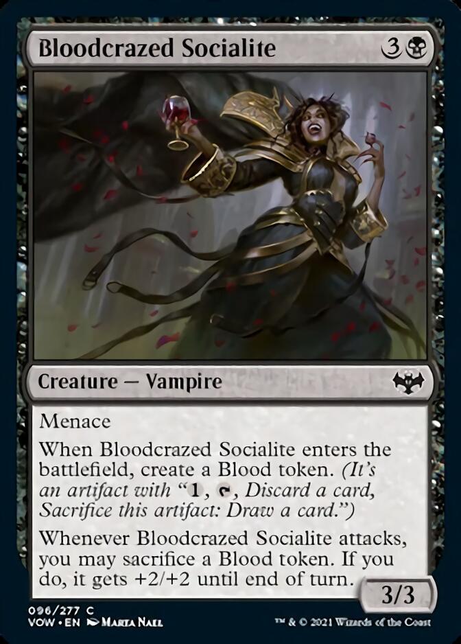 Bloodcrazed Socialite [Innistrad: Crimson Vow] | Exor Games Dartmouth