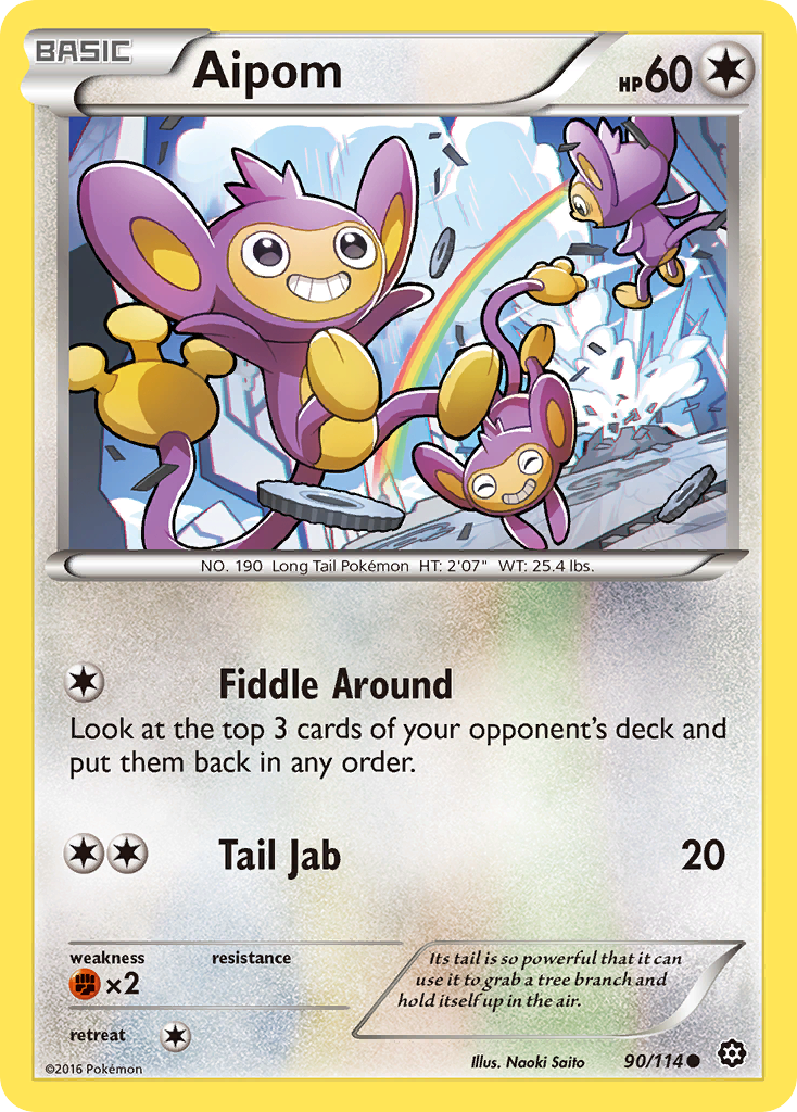 Aipom (90/114) [XY: Steam Siege] | Exor Games Dartmouth