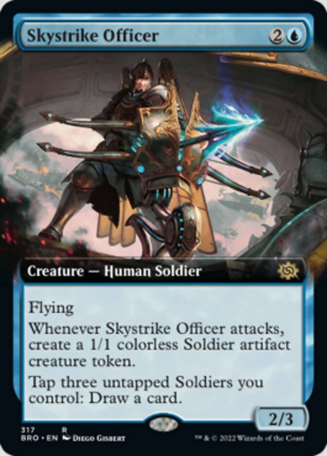 Skystrike Officer (Extended Art) [The Brothers' War] | Exor Games Dartmouth