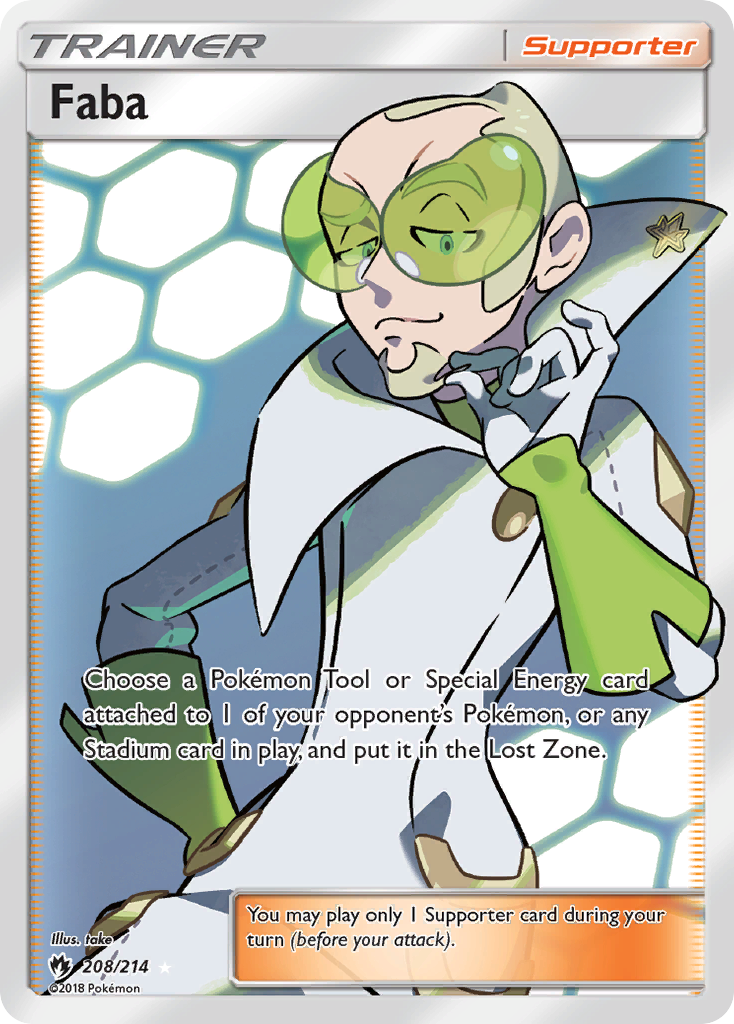 Faba (208/214) [Sun & Moon: Lost Thunder] | Exor Games Dartmouth