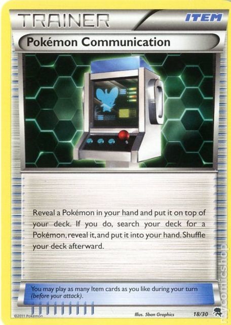 Pokemon Communication (18/30) [Black & White: Trainer Kit - Zoroark] | Exor Games Dartmouth
