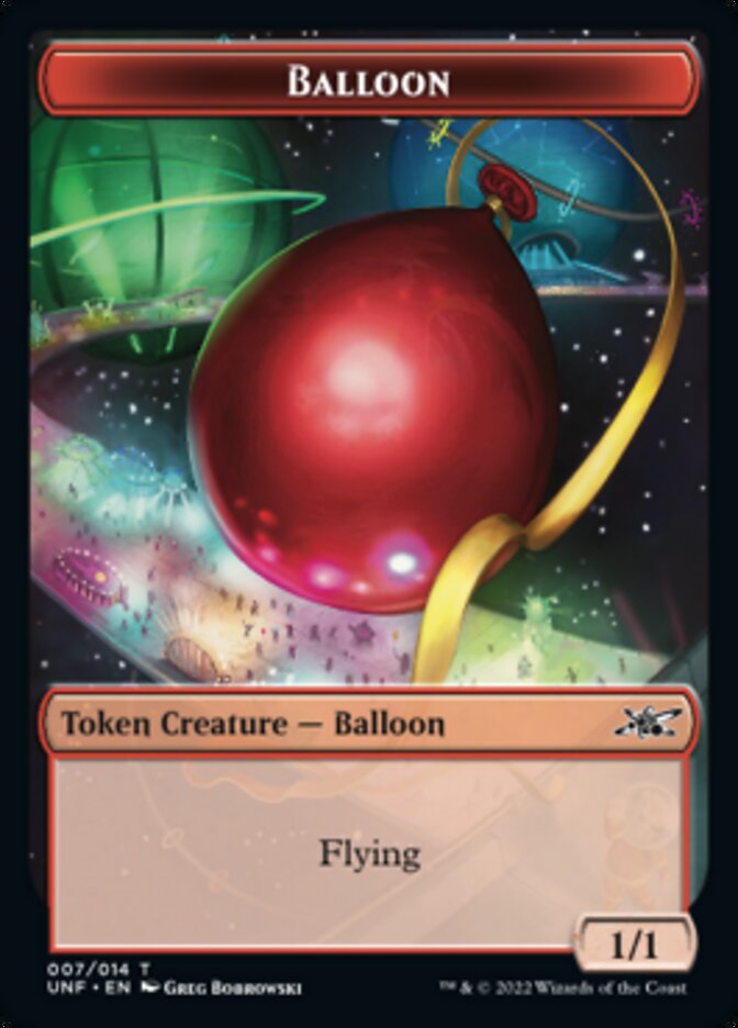 Balloon Token [Unfinity Tokens] | Exor Games Dartmouth